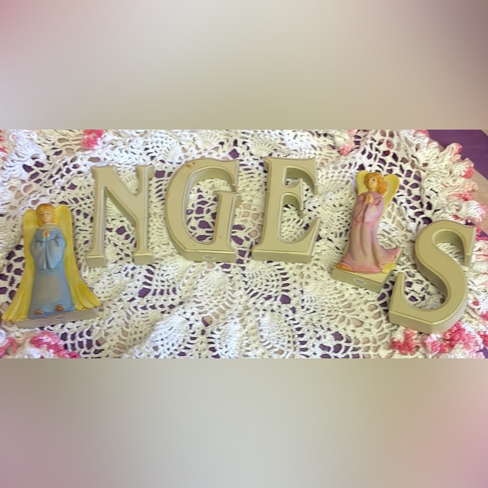 ANGELS Wooden Decor